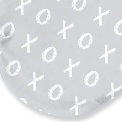 SwaddleMe hip-healthy design with room to move supports growing hips during sleep.