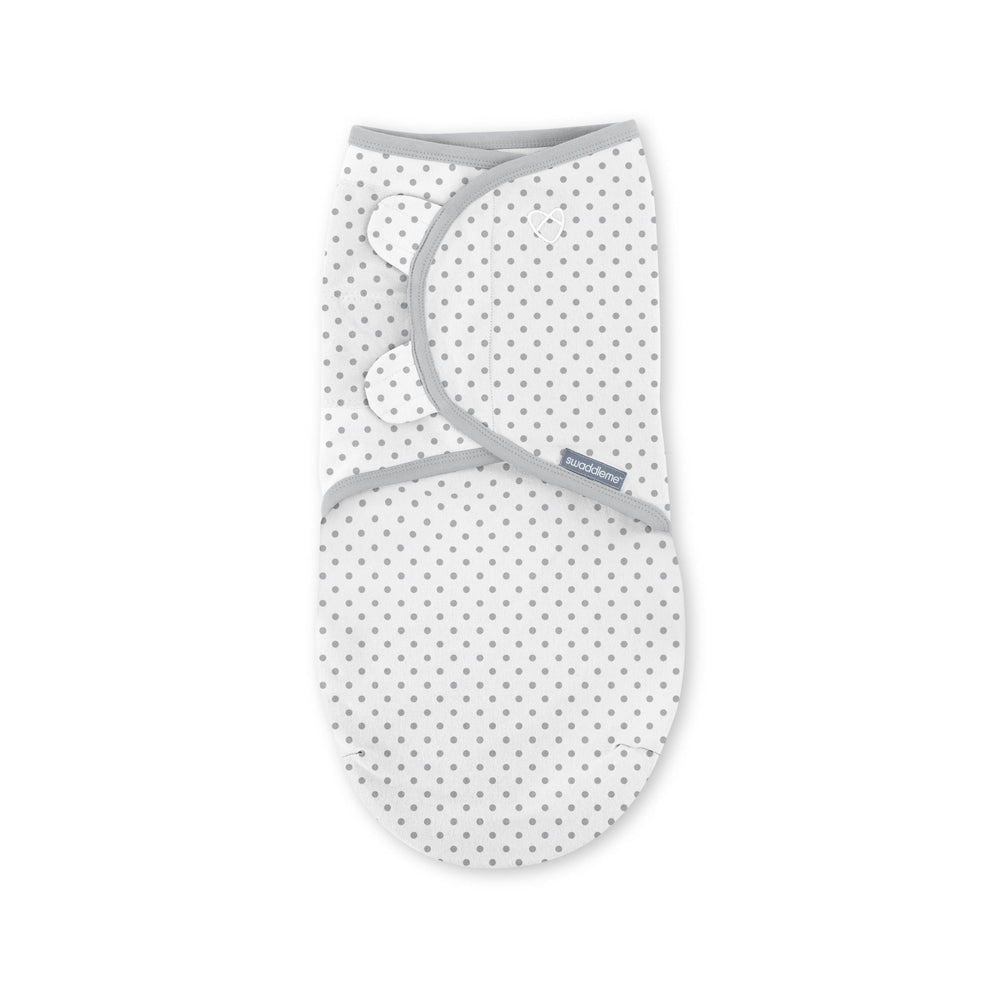 SwaddleMe Original swaddle with secure closures to stay in place.