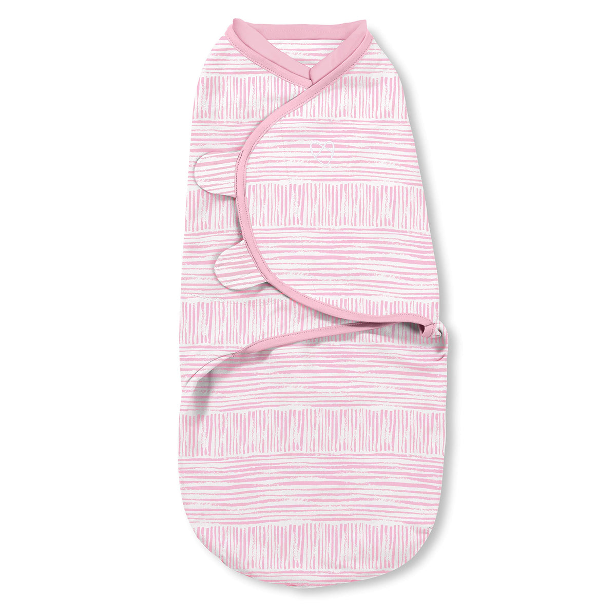 SwaddleMe natural-position swaddle with hands-in pockets for a natural pose and snug fit.