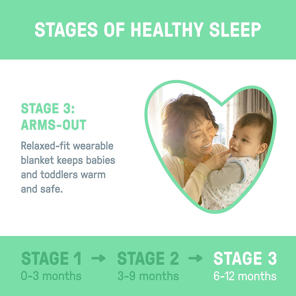 SwaddleMe Night Sack Sleeper made from 100% cotton and easy to wash.