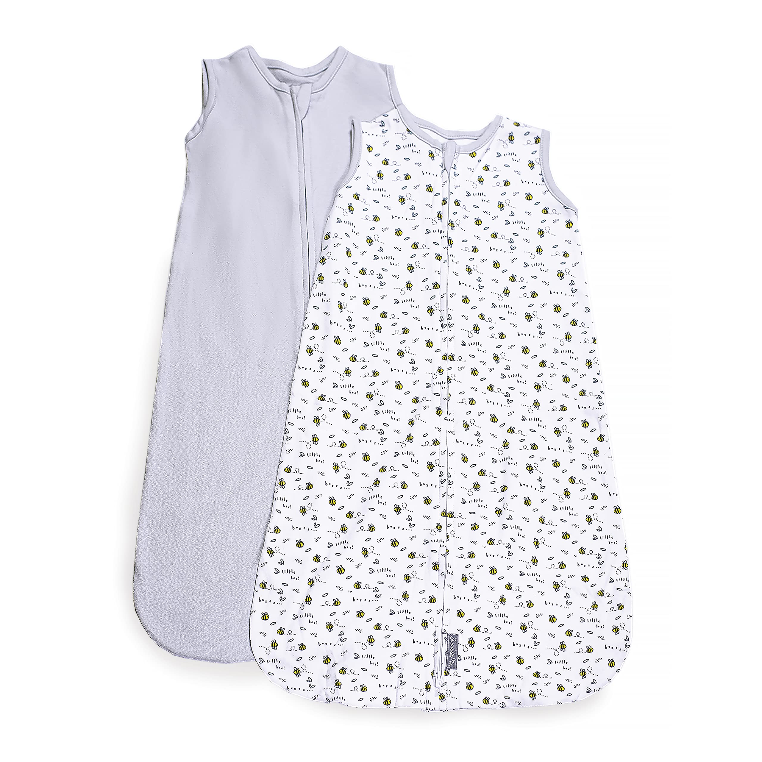 SwaddleMe Night Sack Sleeper worn by a 6-12 month baby for calm, self-soothing sleep.
