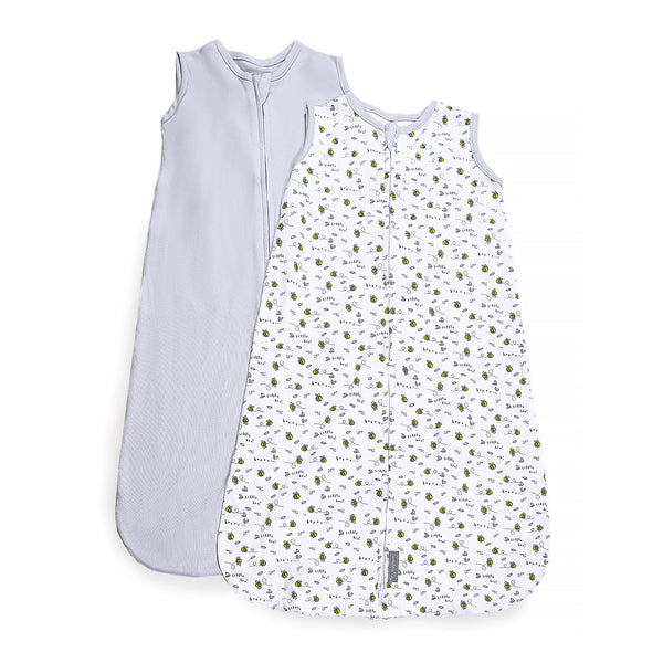 SwaddleMe Night Sack Sleeper worn by a 6-12 month baby for calm, self-soothing sleep.