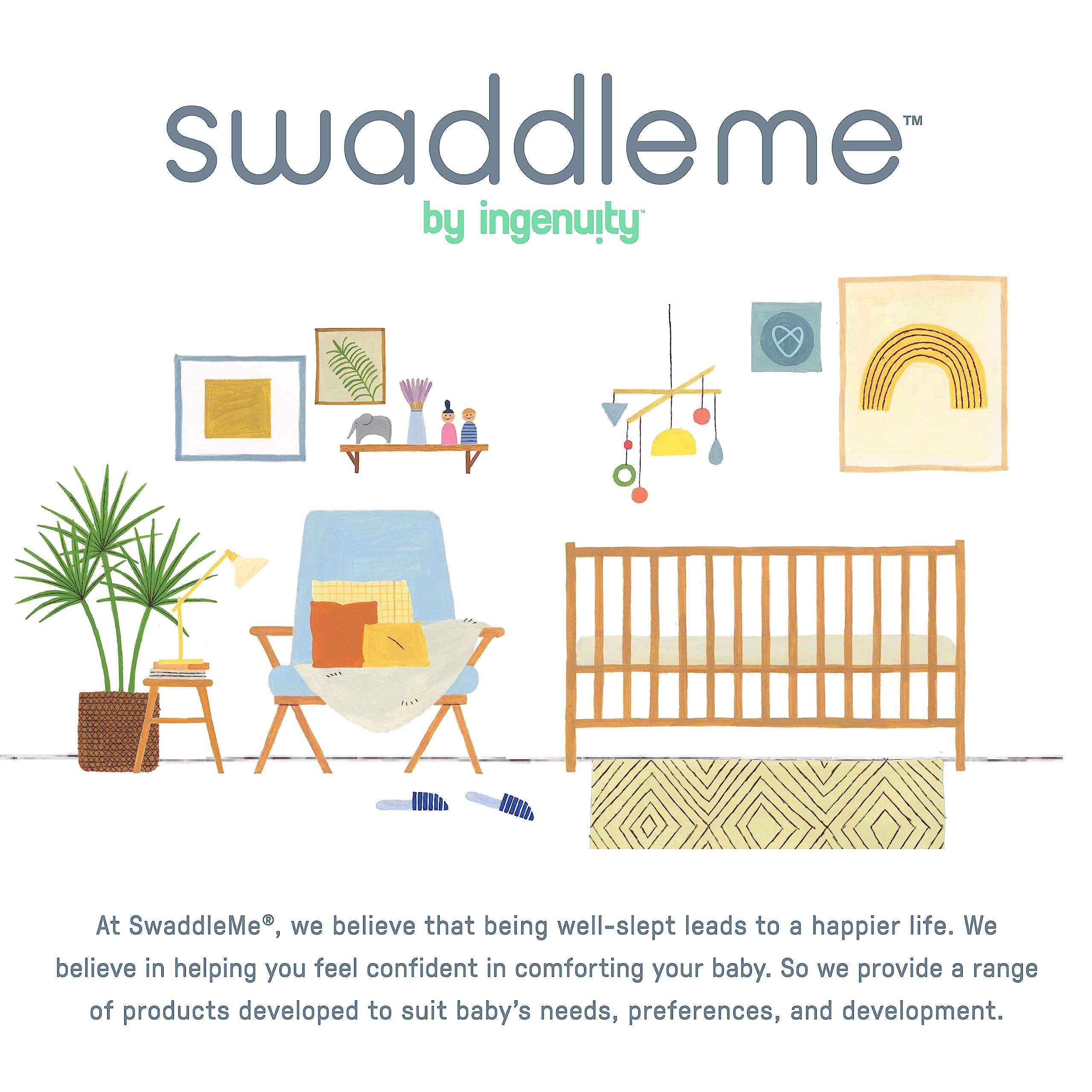 SwaddleMe Night Sack Sleeper wearable blanket for transitioning to arms-out sleep.