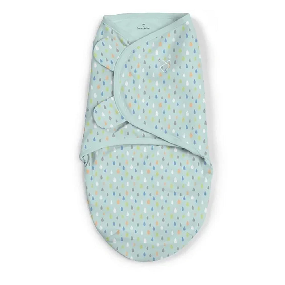 SwaddleMe Original Swaddle hip-healthy-design supports natural leg movement while swaddled.