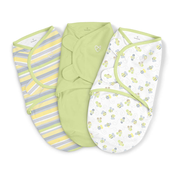 SwaddleMe Original hook closures secure baby for calmer naps.