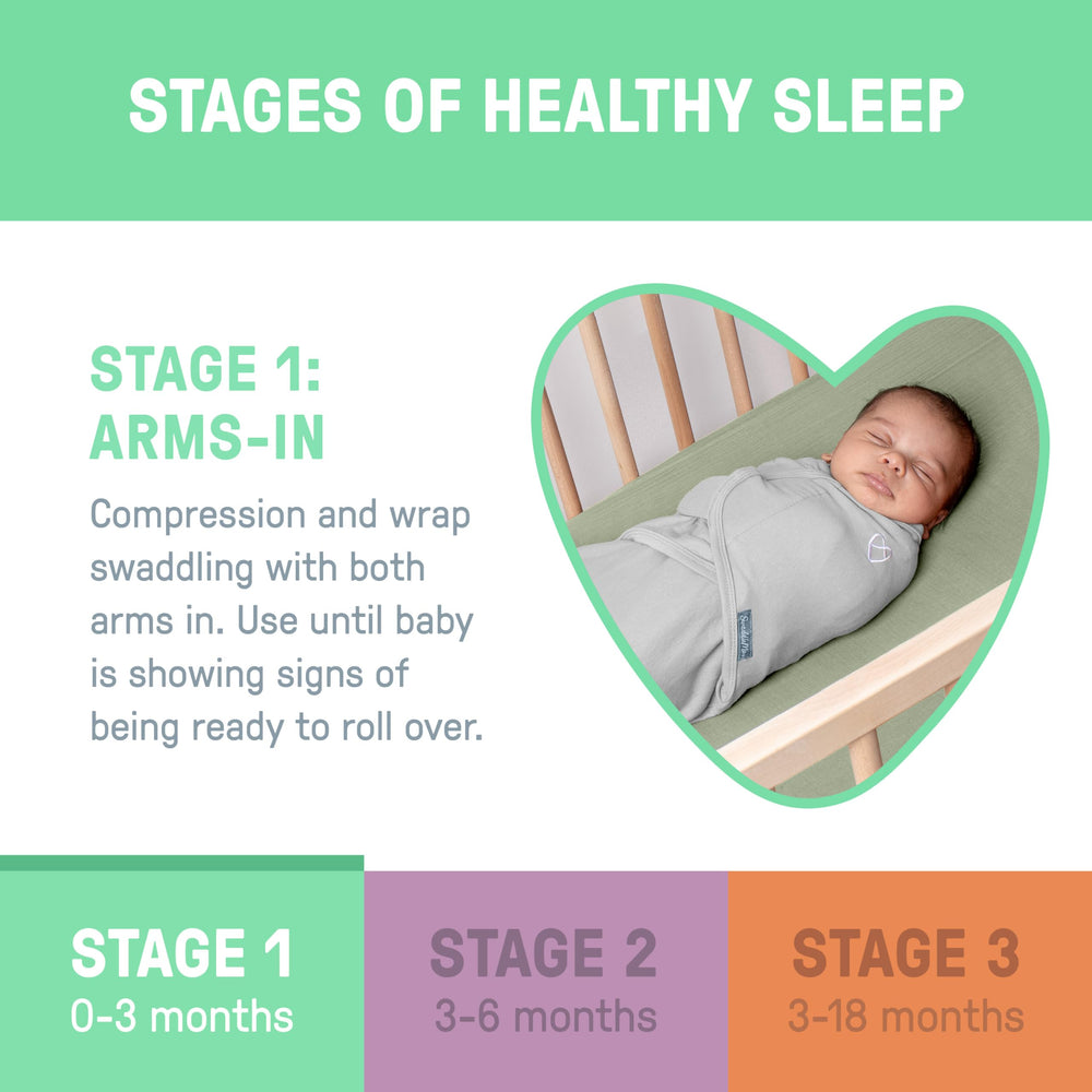 SwaddleMe Original Swaddle Oh Deer Stage 1 ideal for non-rolling newborns
