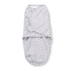SwaddleMe Original Swaddle wings adjusted for secure swaddling and gentle movement