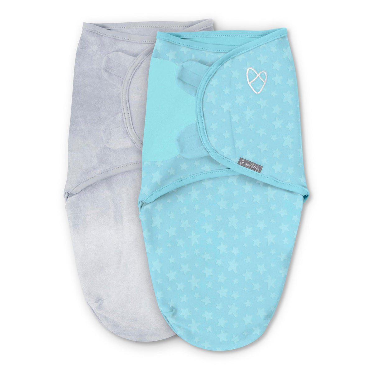 SwaddleMe Original Swaddle Small/Medium pack shot shows secure closures for calm babies.