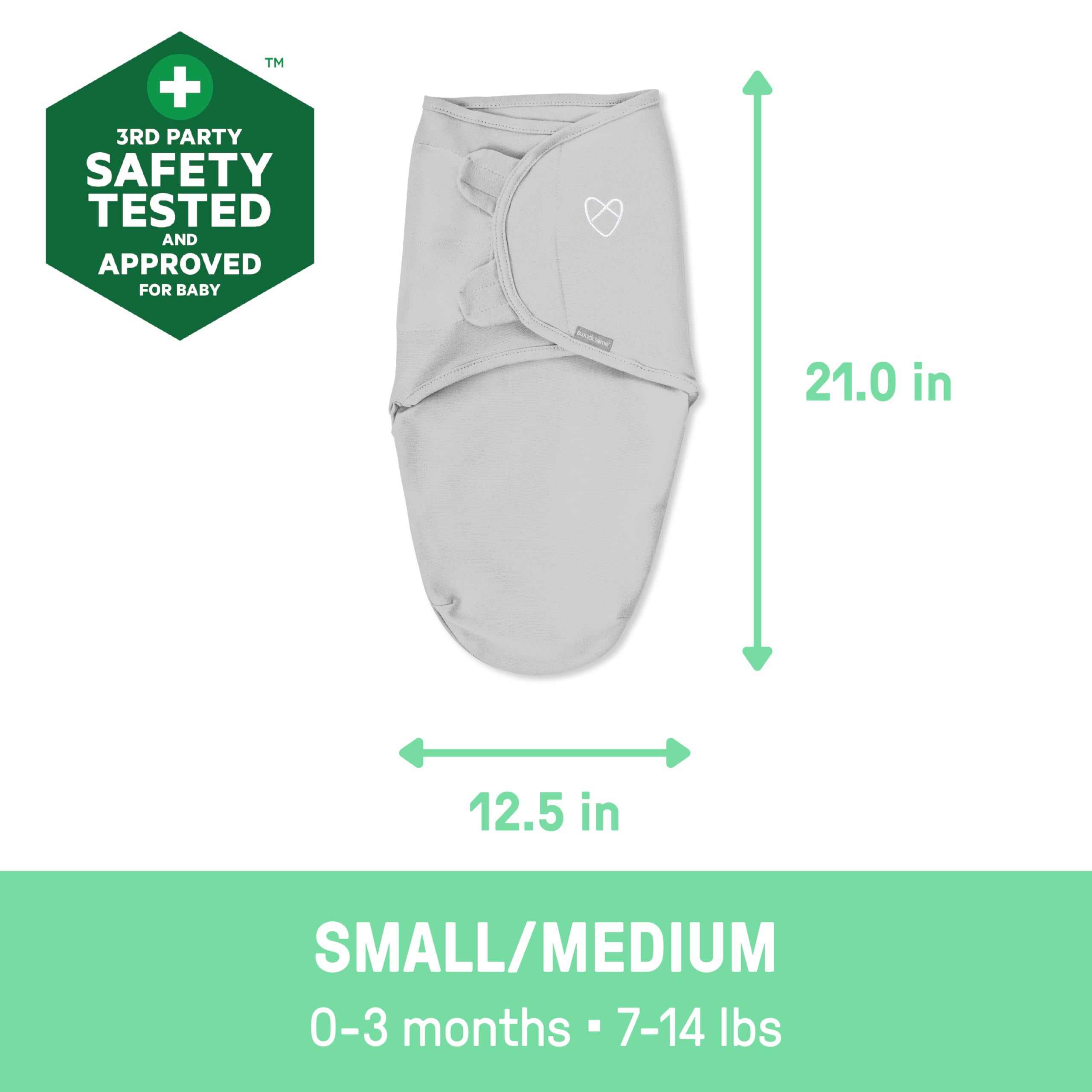 SwaddleMe Original soft cotton fabric provides breathable comfort