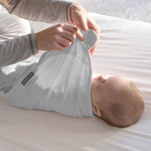 SwaddleMe Original coral-days color adds gentle style to nursery time.