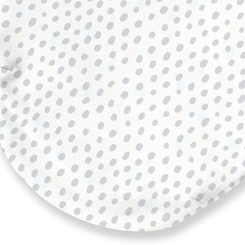 SwaddleMe secure hook-and-loop closures keep the swaddle in place all night.