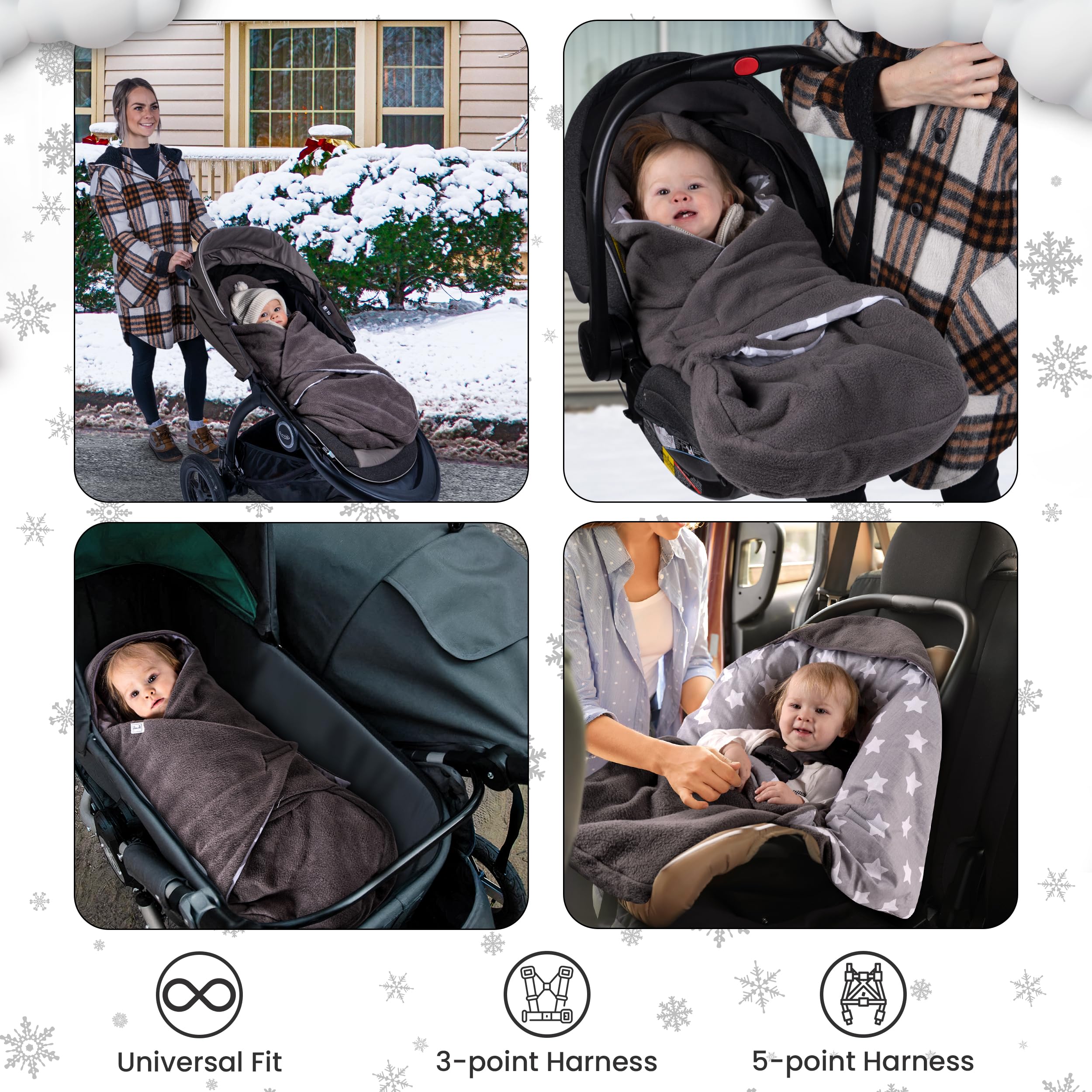 Swaddyl Cord Blue Baby Swaddle Bunting showcases soft warmth.