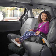 Swanoo adjustable strap demonstrates easy universal fit for most car seats.
