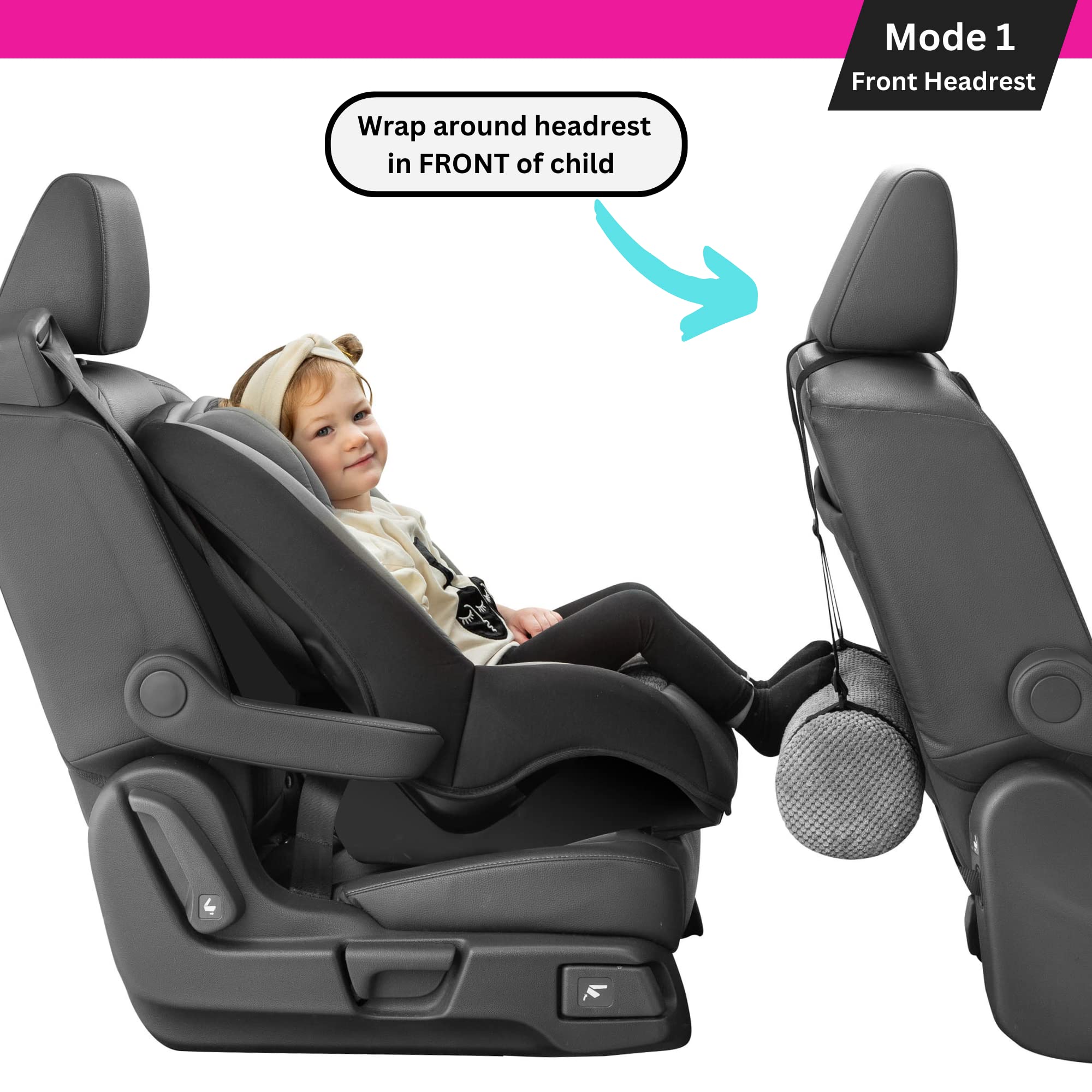 Swanoo dual-position foot rest demonstrates multiple wrap or hang options.