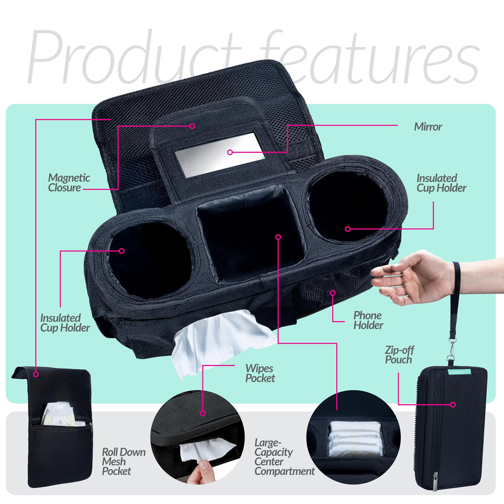 Swanoo cup holder up to 32 oz bottle keeps drinks accessible