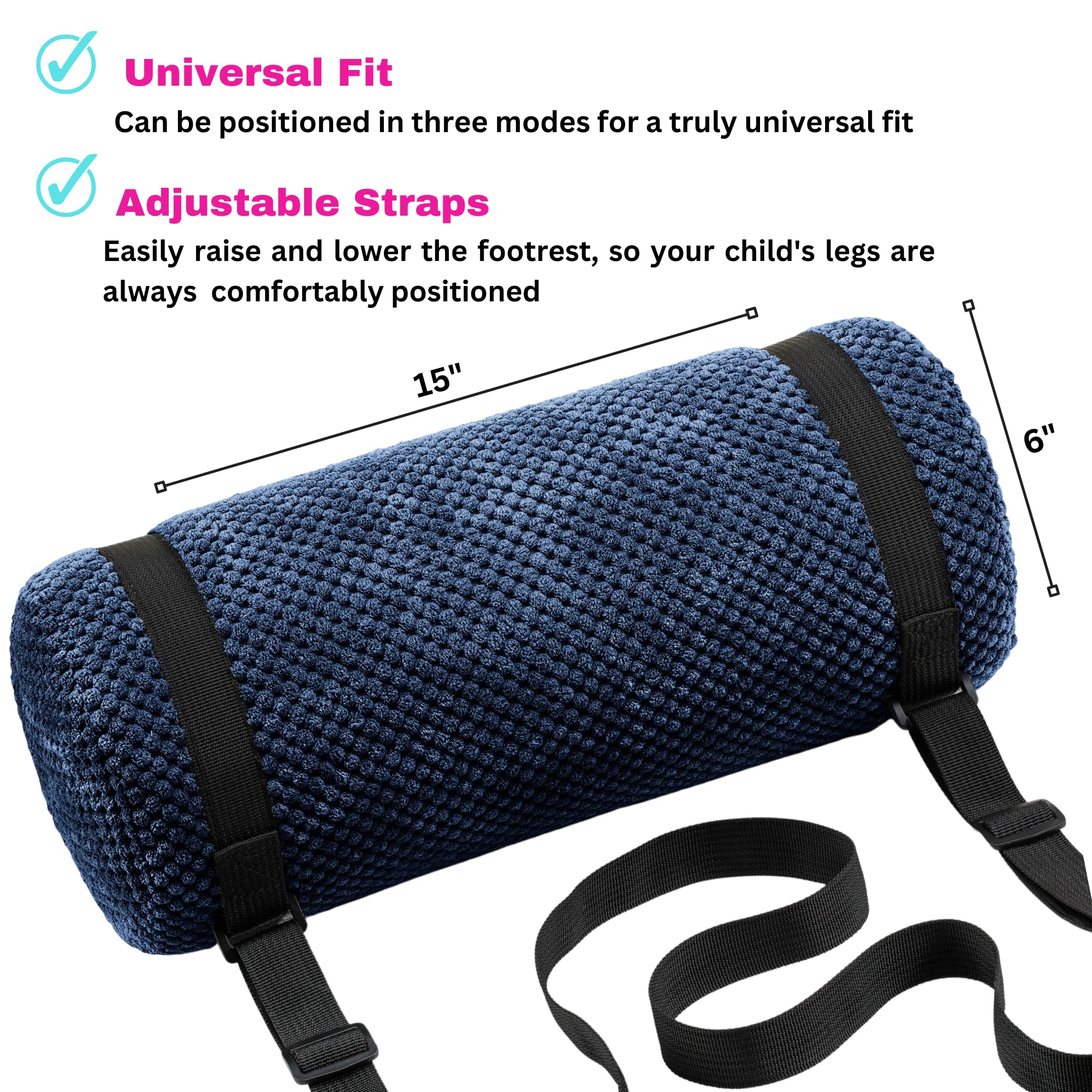Swanoo universal strap design fits nearly any car seat or booster