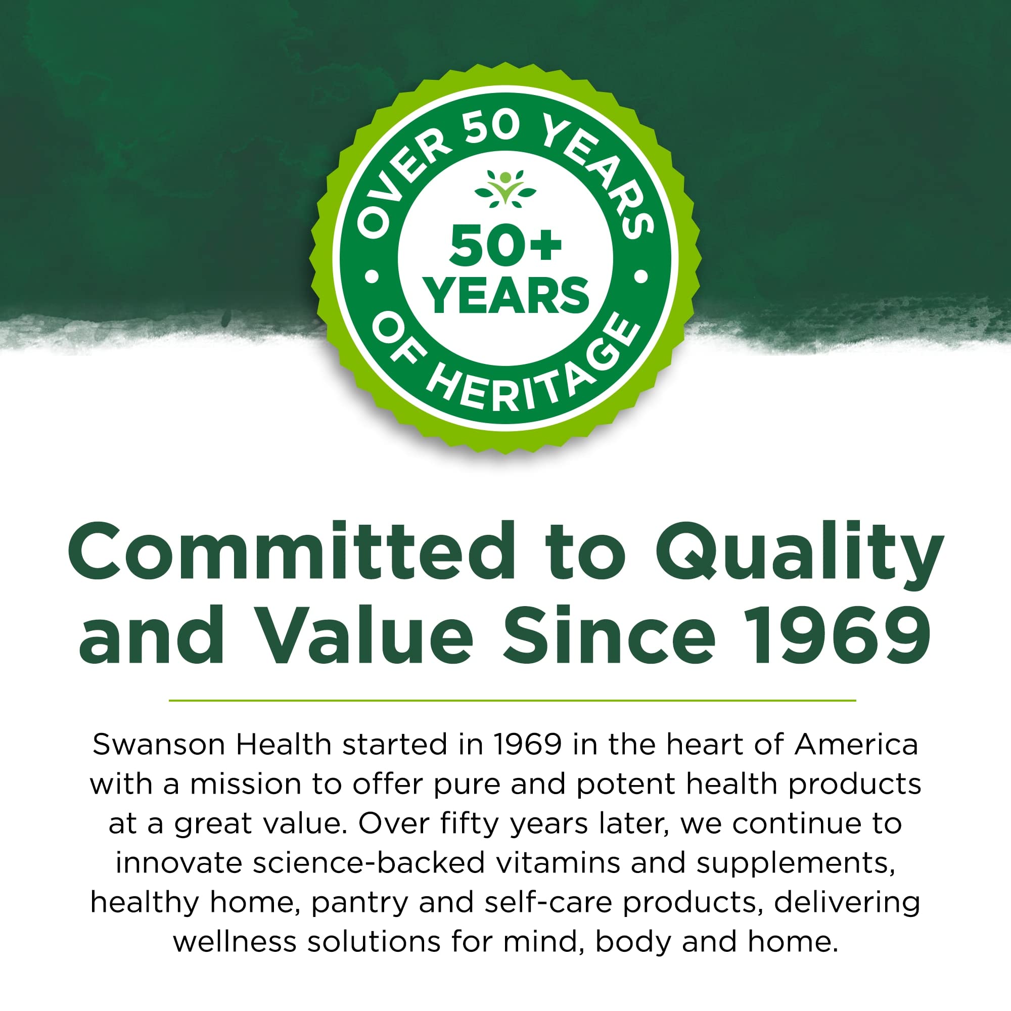 Swanson HRB packaging with nutrition facts, helping informed daily use