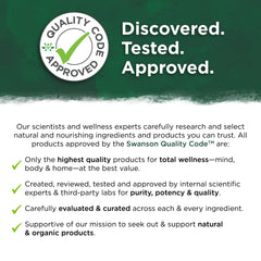 Swanson Soy Isoflavones packaging emphasizes quality and clear branding.
