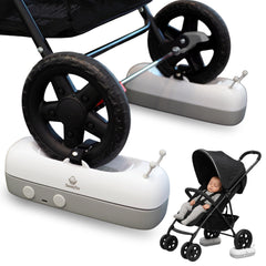 SwaySo automatic stroller rocker attachment with remote for hands-free soothing
