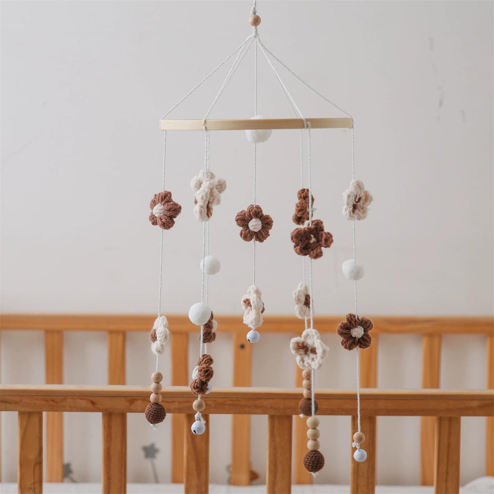 SWECOMZE Nordic-inspired nursery mobile adds elegant decor for modern crib spaces.