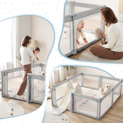 Sweeby Baby Playpen 360 degree mesh for full visibility