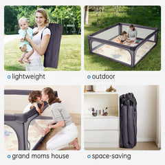Sweeby compact folded size 30x9 inches for portability
