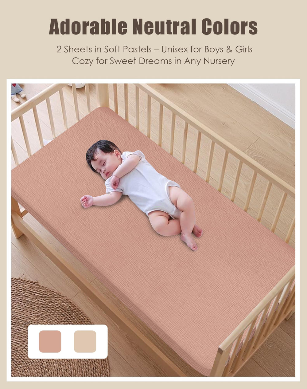 Sweet Dolphin 360-degree elastic hem ensures secure, wrinkle-free fit.