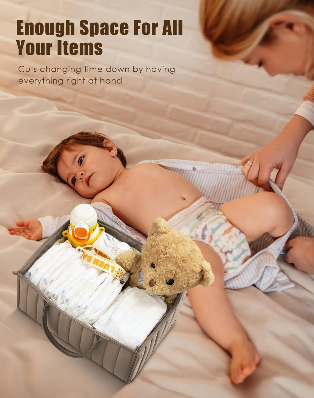 Sweet Dolphin double-pack gift-ready caddy for new parents offering organized essentials