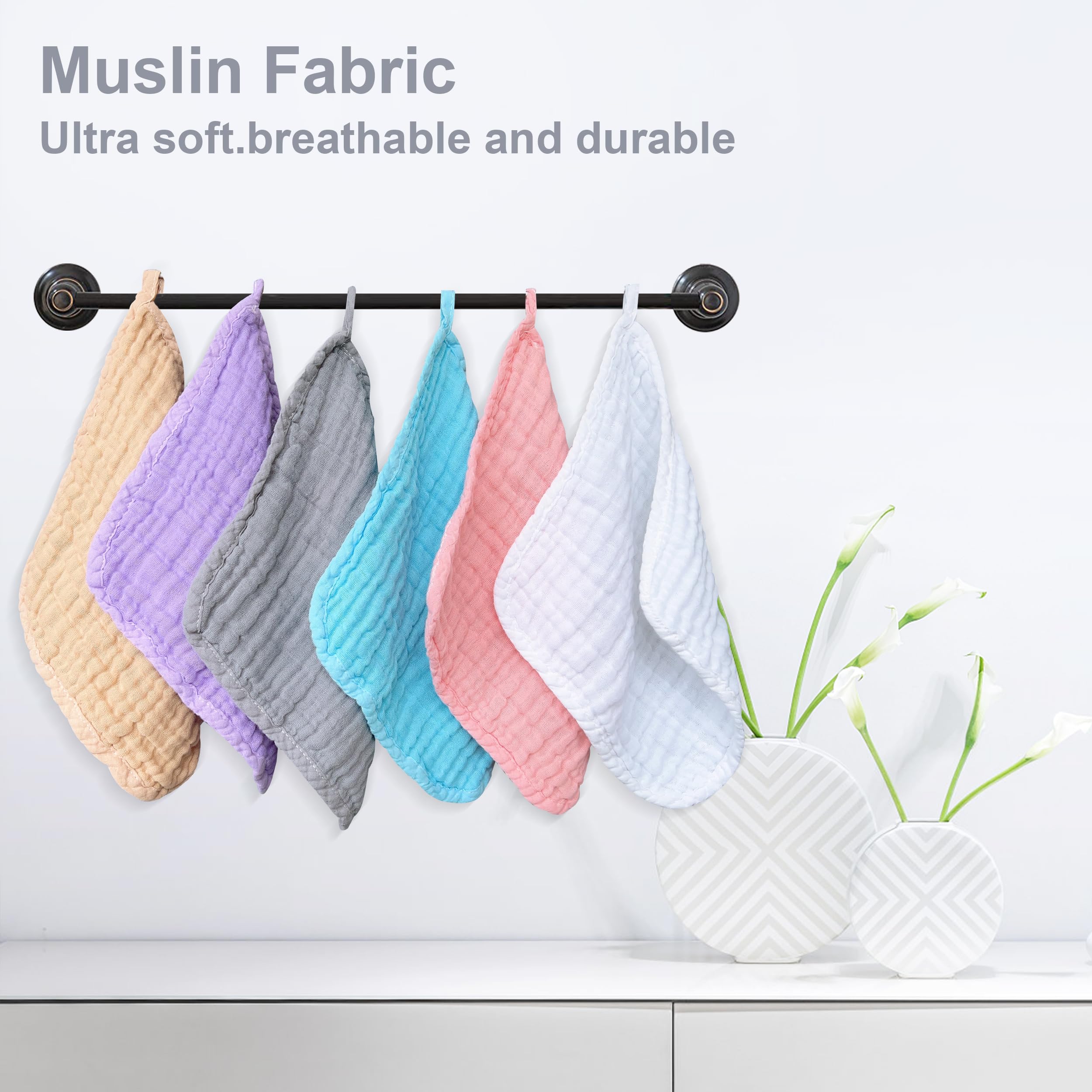 Multicolor Sweet Dolphin washcloths brightening bath routine