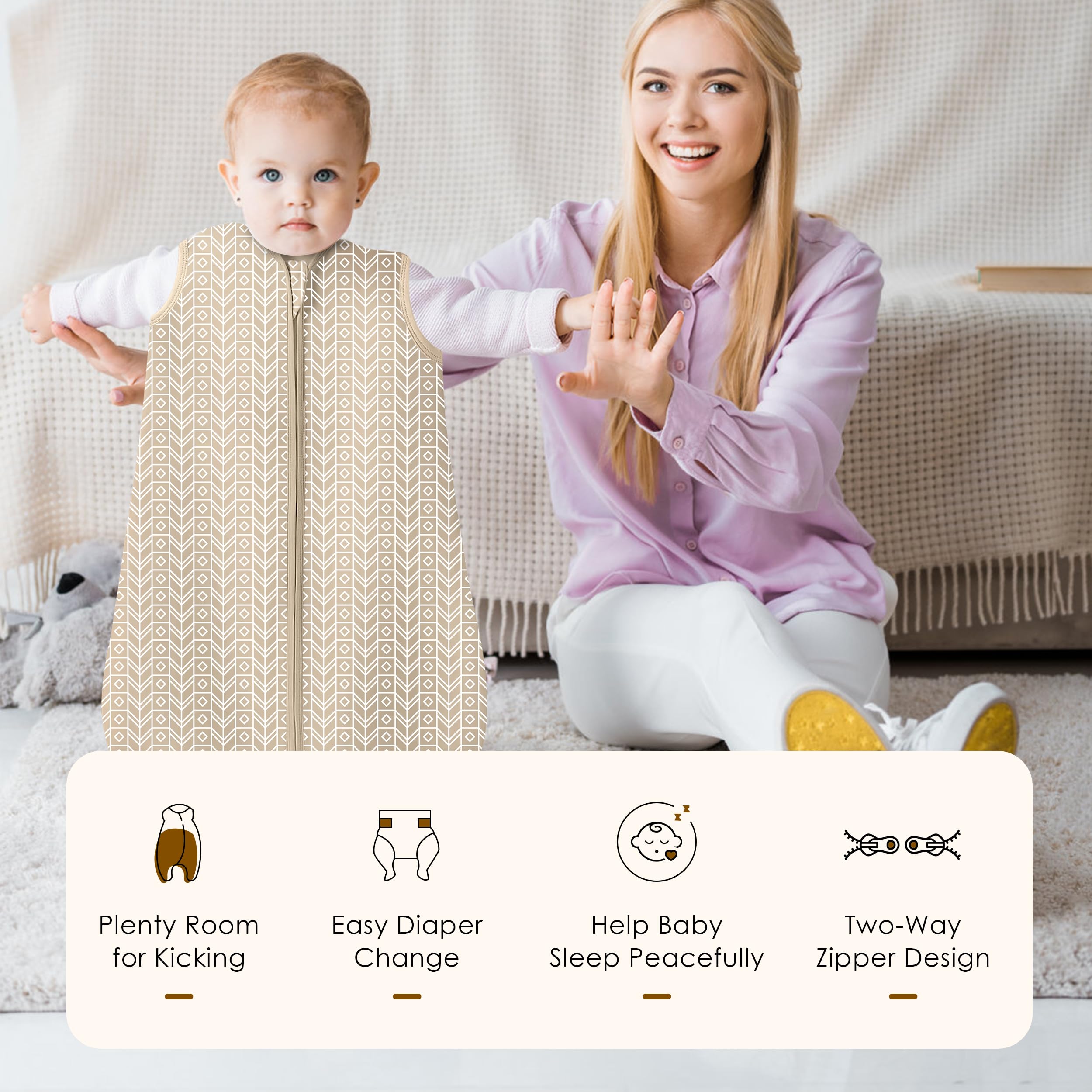 SWEET DOLPHIN secure fit helps maintain warmth through the night.