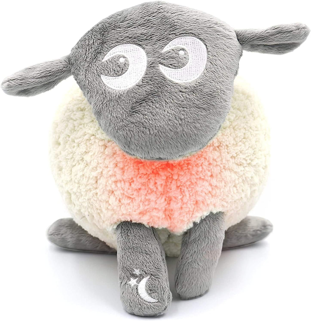 Sweet Dreamers Ewan Deluxe Gray front view highlights cuddly design and soothing white noise