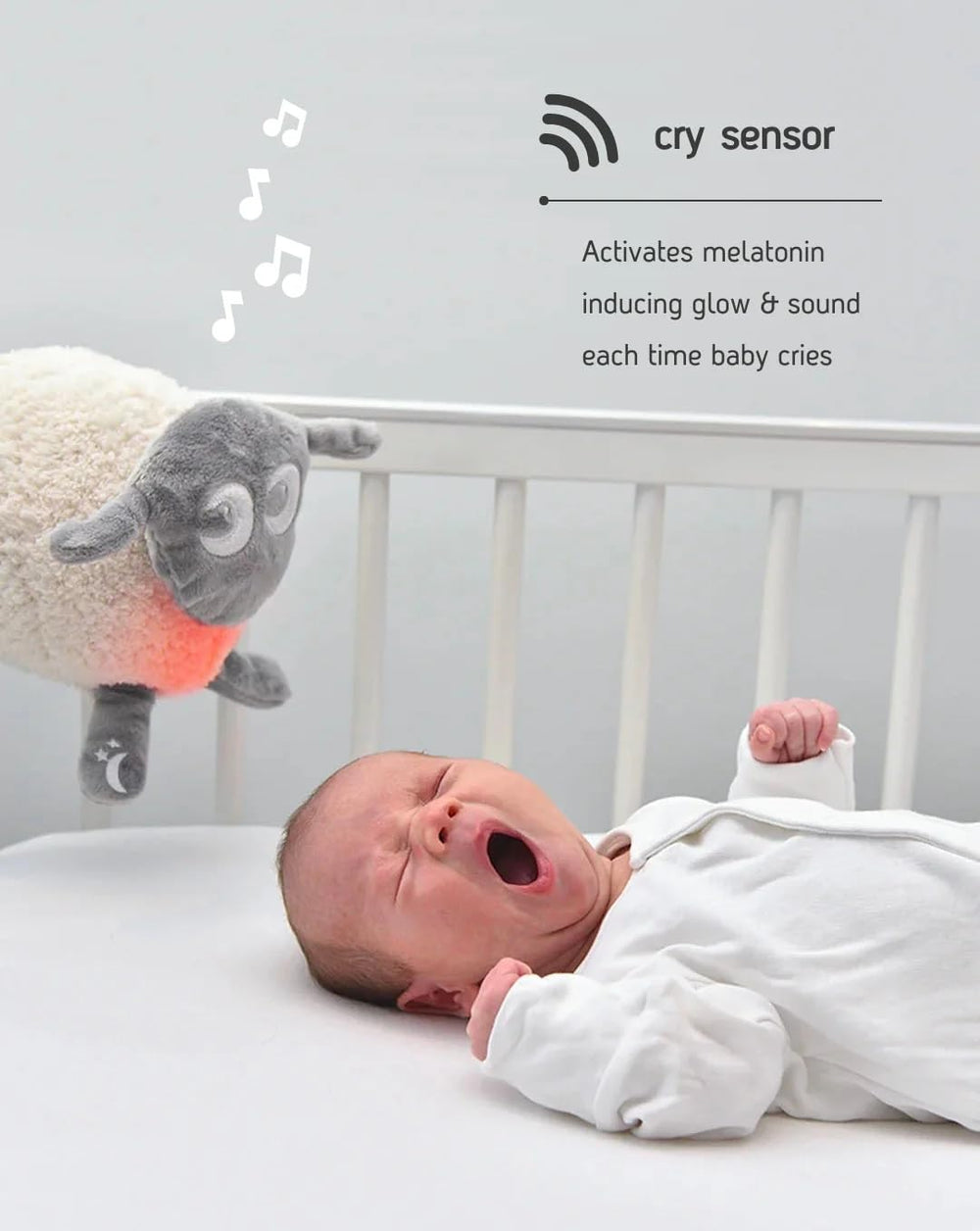 Sweet Dreamers Ewan Deluxe Gray 10 sounds offers diverse sleep options for soothing routines