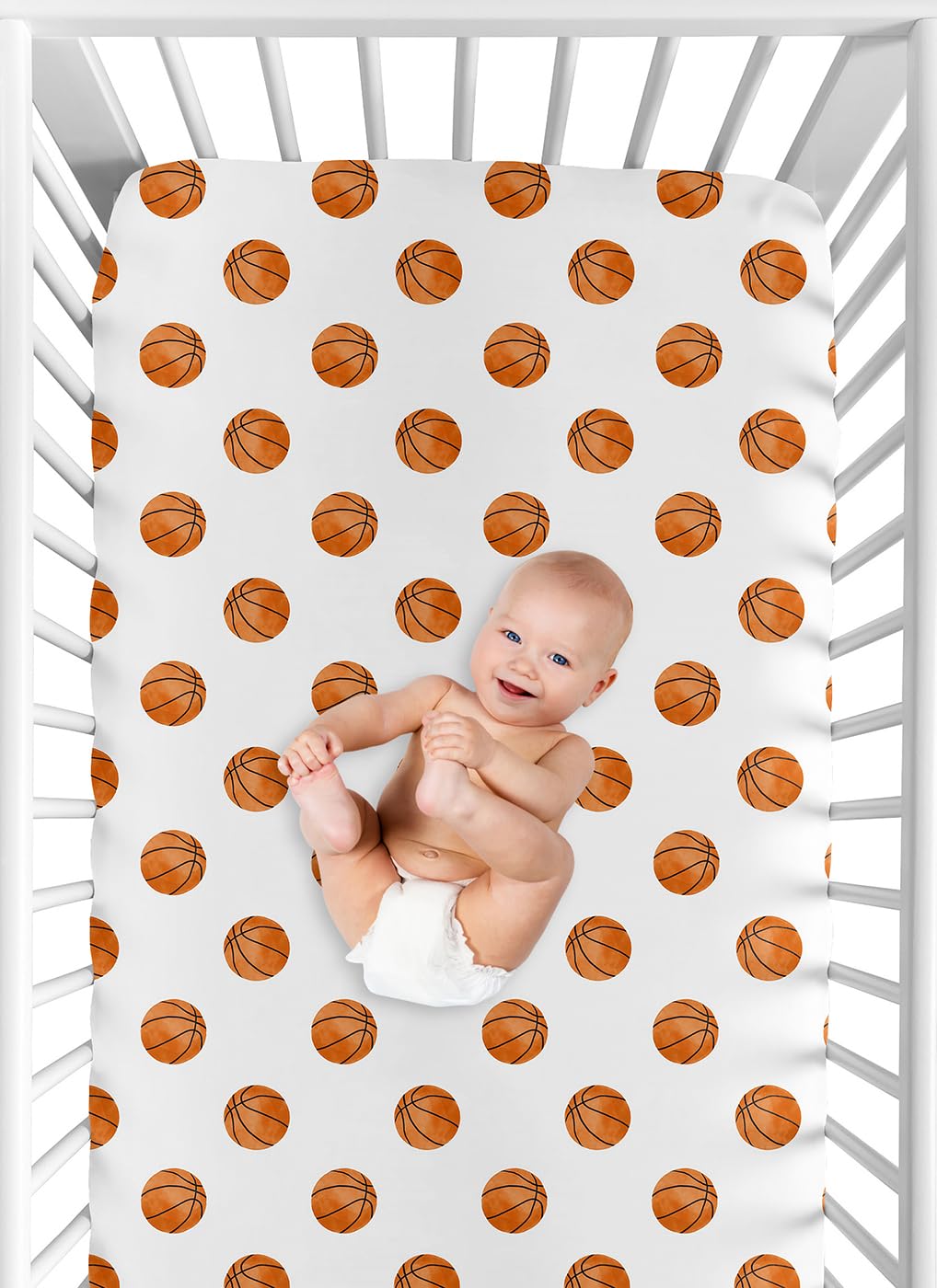 Sweet Jojo Designs coordinating nursery bedding idea for a cohesive look.
