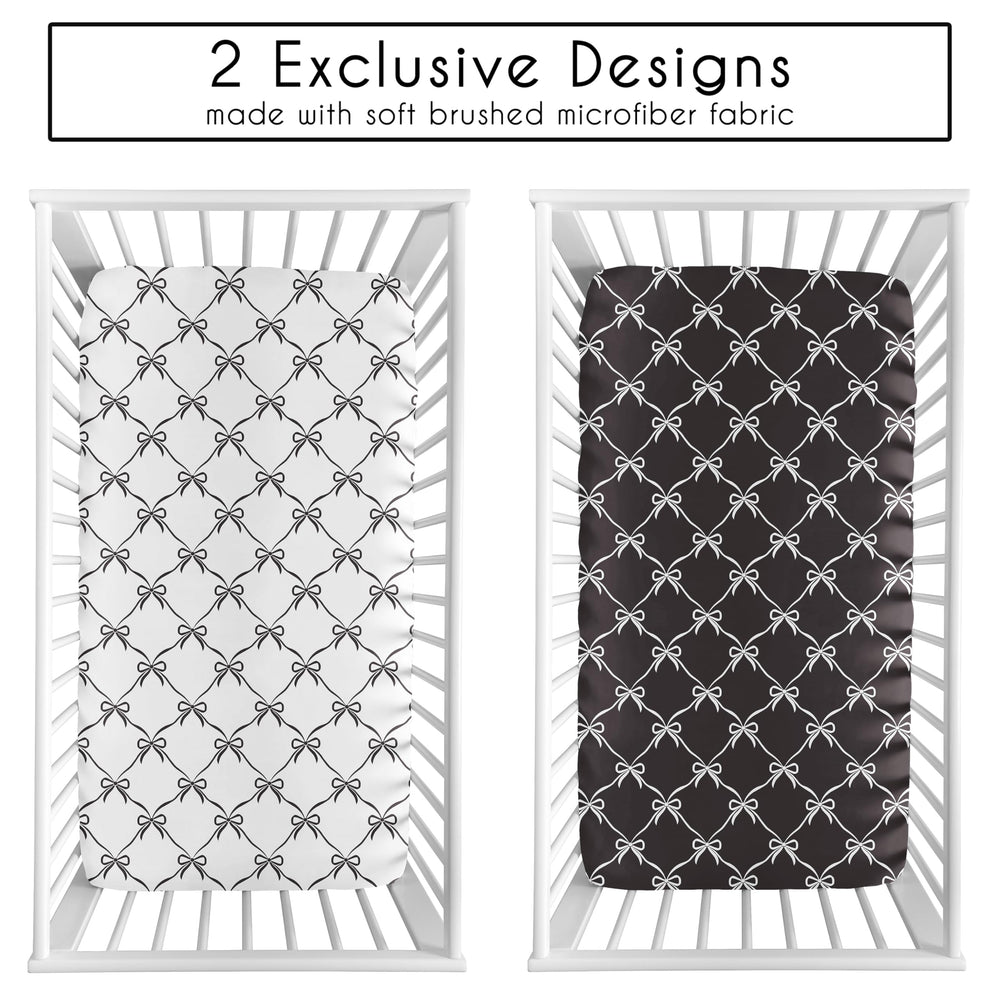 Sweet Jojo Designs microfiber sheets feel soft and breathable for baby skin.