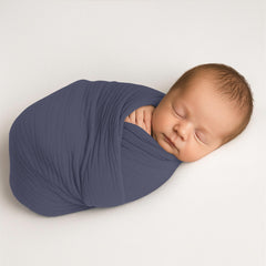 Sweet Jojo Designs newborn muslin swaddle set provides practical two-pack