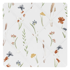 Sweet Jojo Designs boho floral bulletin board 13x13 for wall memories