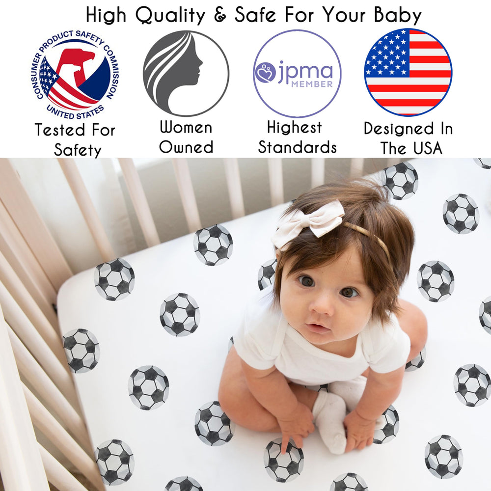 Soft brushed microfiber fabric by Sweet Jojo Designs for baby comfort
