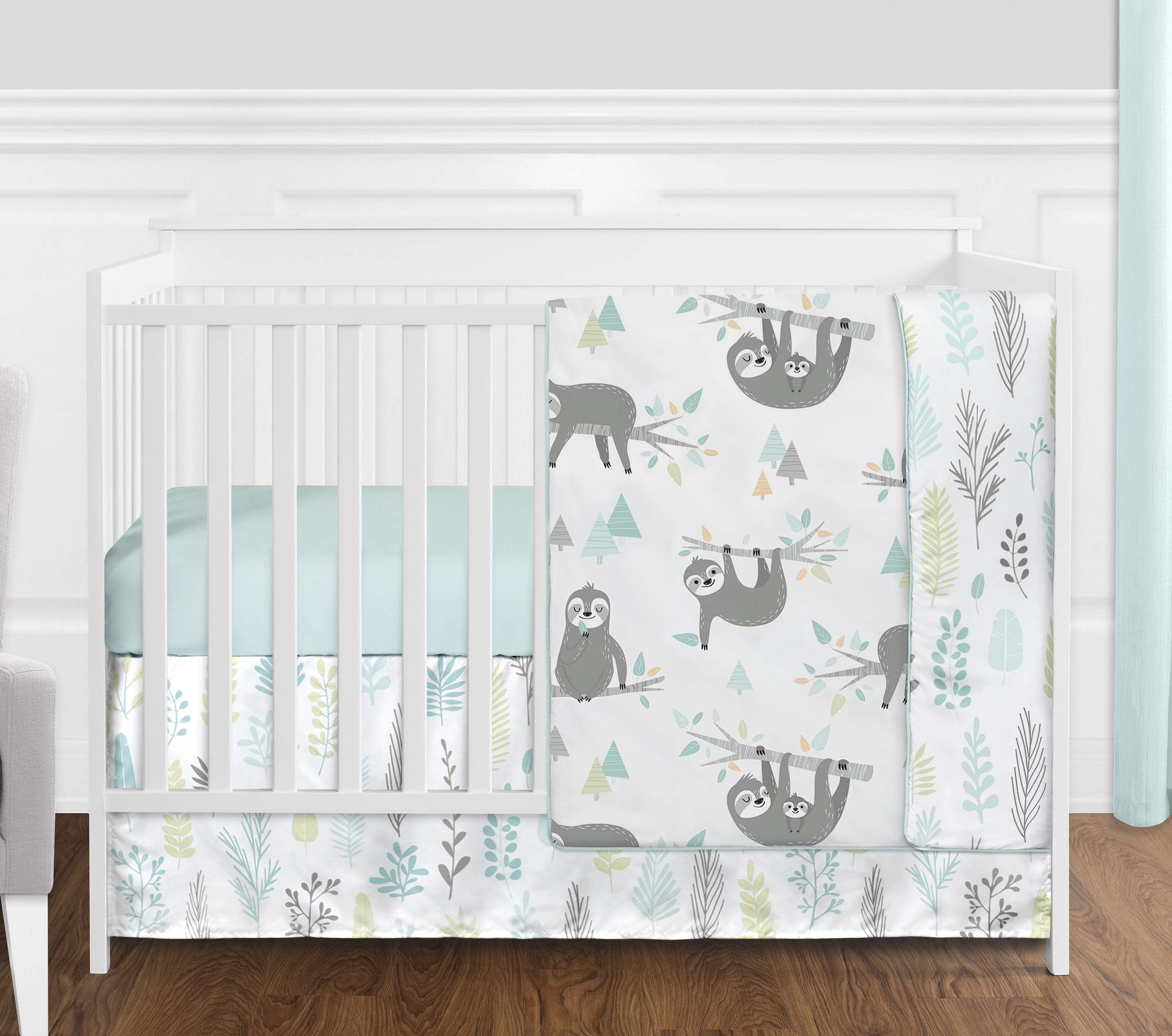 Sweet Jojo Designs brushed microfiber sheet offers soft touch and easy machine washing.