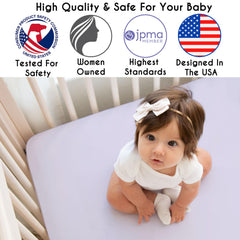 Sweet Jojo Designs soft brushed microfiber provides gentle touch for delicate sleep