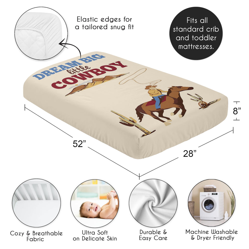 Sweet Jojo Designs country farm ranch crib sheet for stylish nurseries.