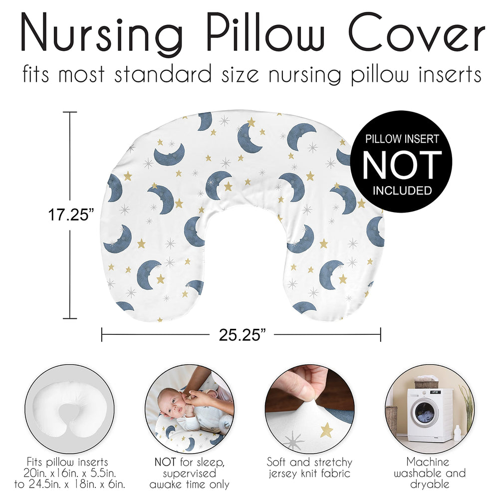 Sweet Jojo Designs cover-only entry for nursing pillow, pillow not included.