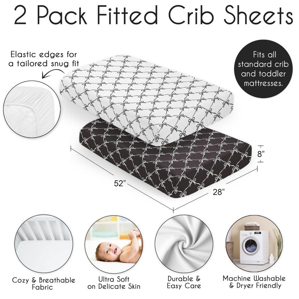 Sweet Jojo Designs crib sheets are easy to wash and care for.