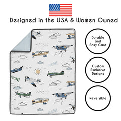 Sweet Jojo Designs diaper stacker keeps diapers organized and accessible