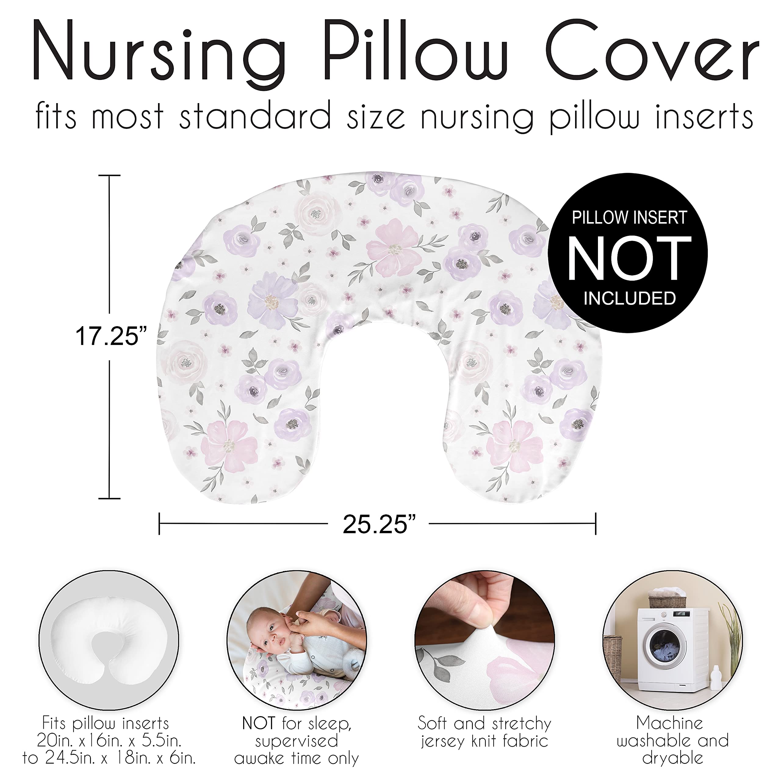 Sweet Jojo Designs easy-care machine-wash nursing cover for busy parents