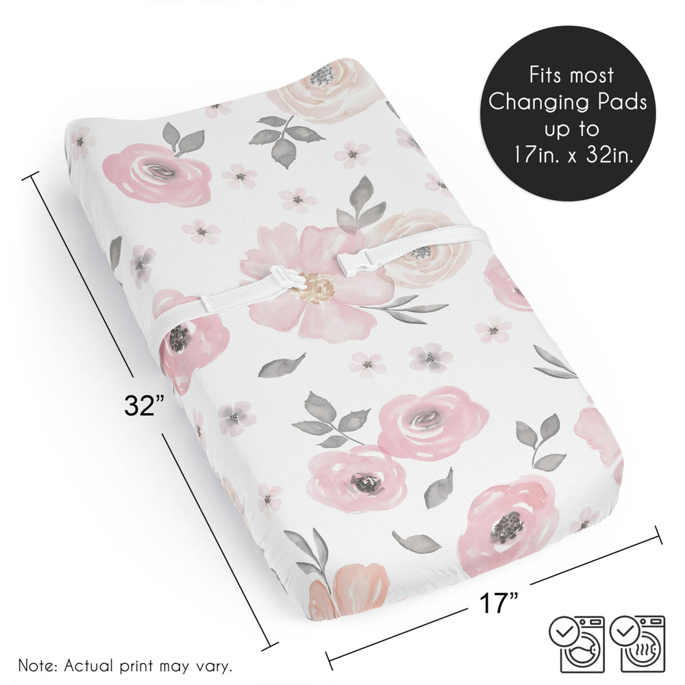 Sweet Jojo Designs machine washable cover for easy care and quick dries.