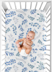 Sweet Jojo Designs sheet is easy to machine wash and dry for busy nurseries.