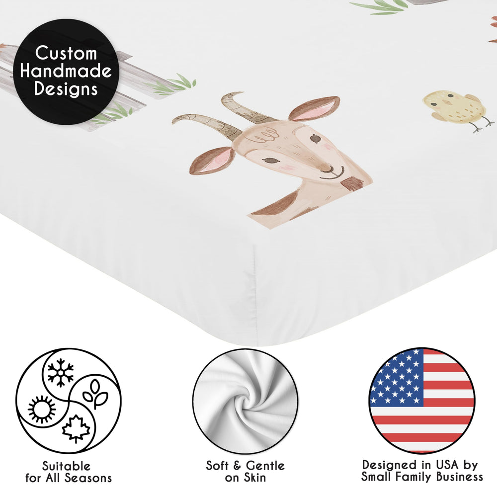Sweet Jojo Designs easy-change crib sheet for quick nightly swaps