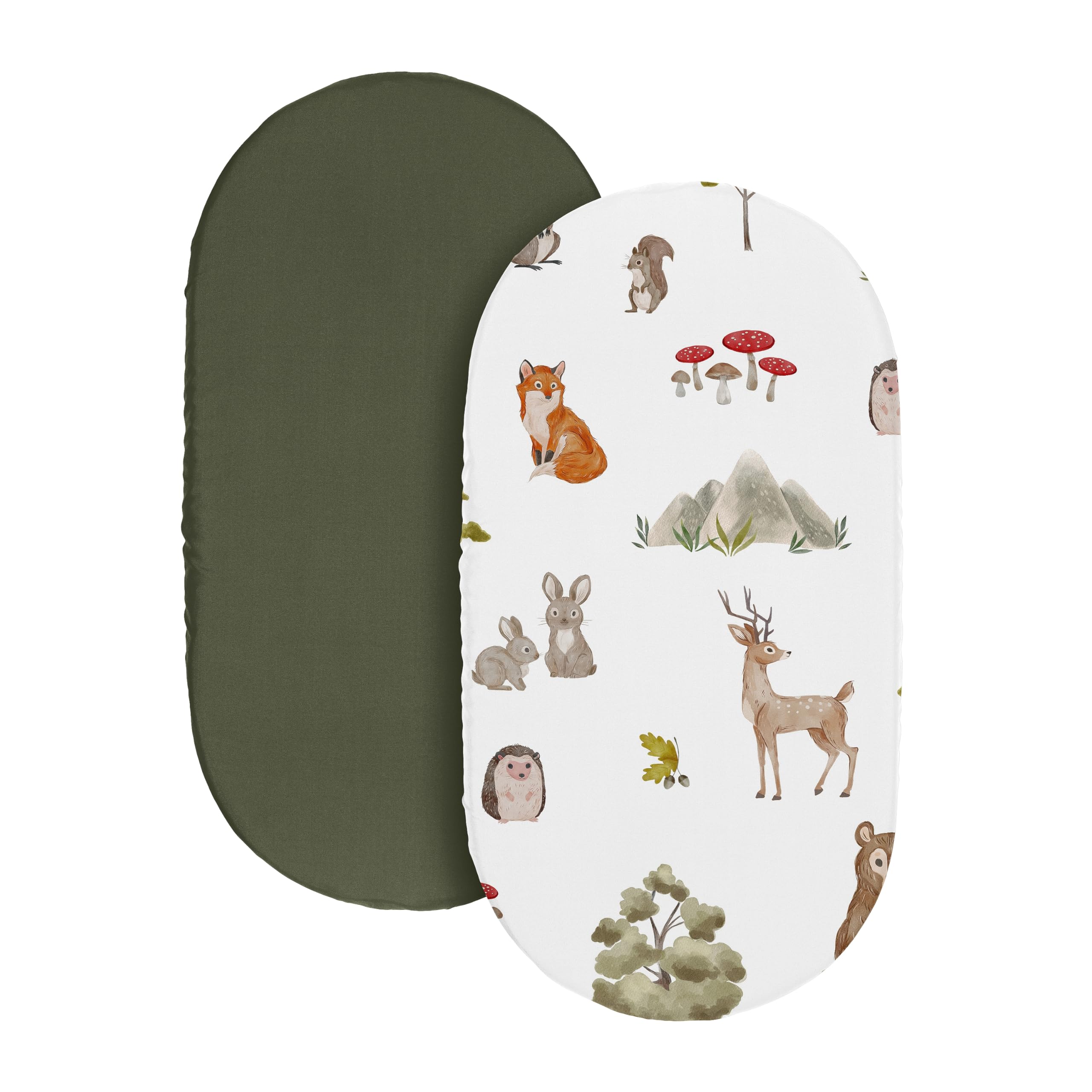 Sweet Jojo Designs forest animals design ideal for quick diaper changes