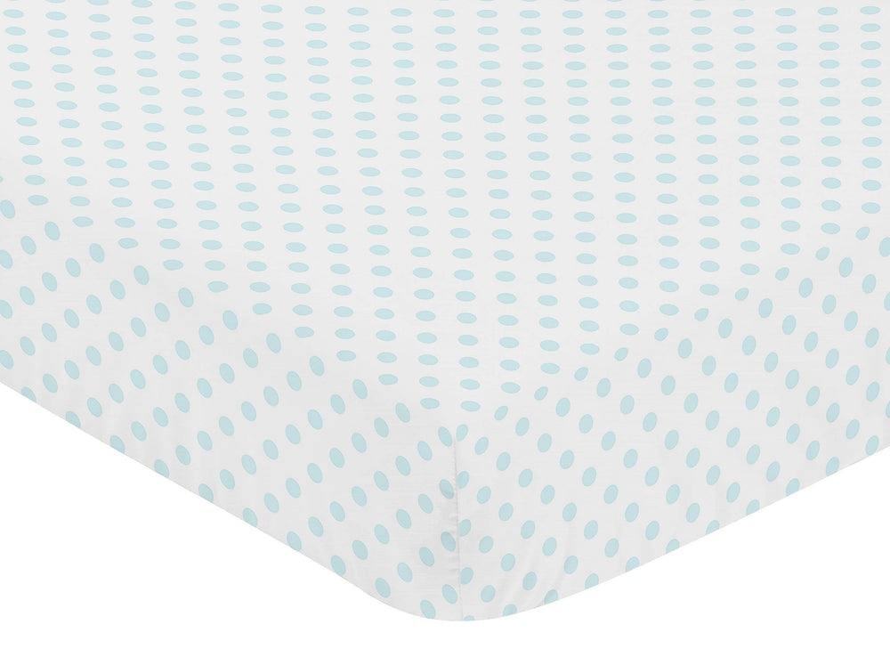 Sweet Jojo Designs fully elastic bottom keeps the sheet securely in place.