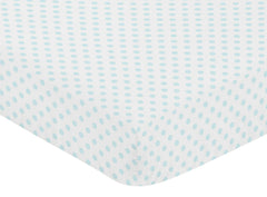 Sweet Jojo Designs fully elastic bottom keeps the sheet securely in place.